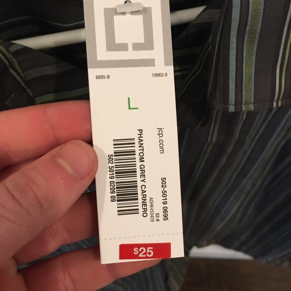 3/$25 Claiborne Long Sleeve Button Down - Picture 3 of 4